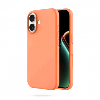 OEM Θήκη Rubber Ενισχυμένης Σιλικόνης για iPhone 17 Πορτοκαλί