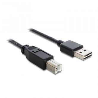 Καλώδιο USB-A male σε USB-B male 1.5m Μαύρο