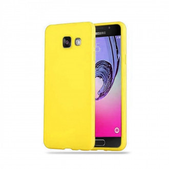 OEM Back Cover Θήκη Λεπτής Σιλικόνης Matte για Samsung Galaxy A3 2017 Κίτρινο