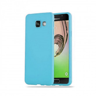 OEM Back Cover Θήκη Λεπτής Σιλικόνης Matte για Samsung Galaxy A3 2017 Γαλάζιο