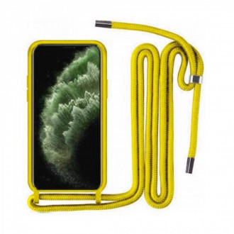 OEM Back Cover Θήκη Λεπτής Σιλικόνης Matte με Λουράκια για Xiaomi Redmi Note 11/ 11S Κίτρινο