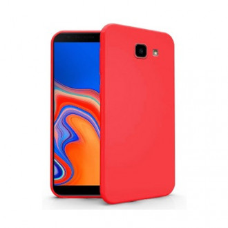OEM Back Cover Θήκη Λεπτής Σιλικόνης Matte για Samsung Galaxy J4 Plus Κόκκινο