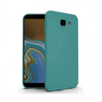 OEM Back Cover Θήκη Λεπτής Σιλικόνης Matte για Samsung Galaxy J4 Plus Πετρόλ