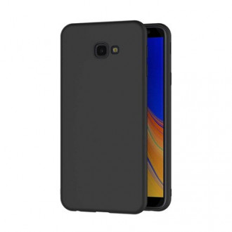 OEM Back Cover Θήκη Λεπτής Σιλικόνης Matte για Samsung Galaxy J4 Plus Μαύρο