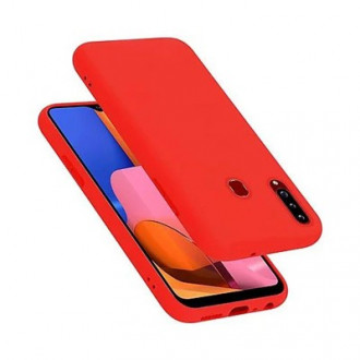 OEM Back Cover Θήκη Λεπτής Σιλικόνης Matte για Samsung Galaxy A20s Κόκκινο