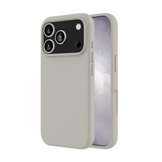 OEM Θήκη Rubber Ενισχυμένης Σιλικόνης για iPhone 17 Pro Γκρί