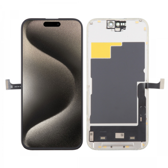 Οθόνη RJ Soft-OLED 120Hz με Μηχανισμό Αφής για iPhone 16 Pro Max Μαύρο