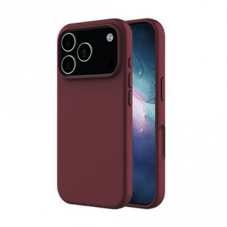 OEM Θήκη Rubber Ενισχυμένης Σιλικόνης για iPhone 17 pro max Μπορντό