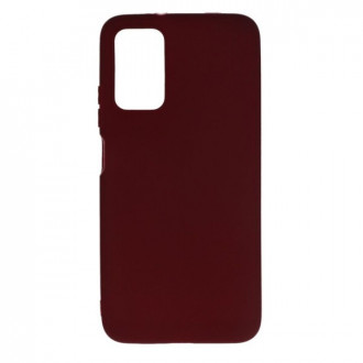 OEM Back Cover Θήκη Λεπτής Σιλικόνης Matte για Xiaomi Poco M3/ Redmi 9T Μπόρντο