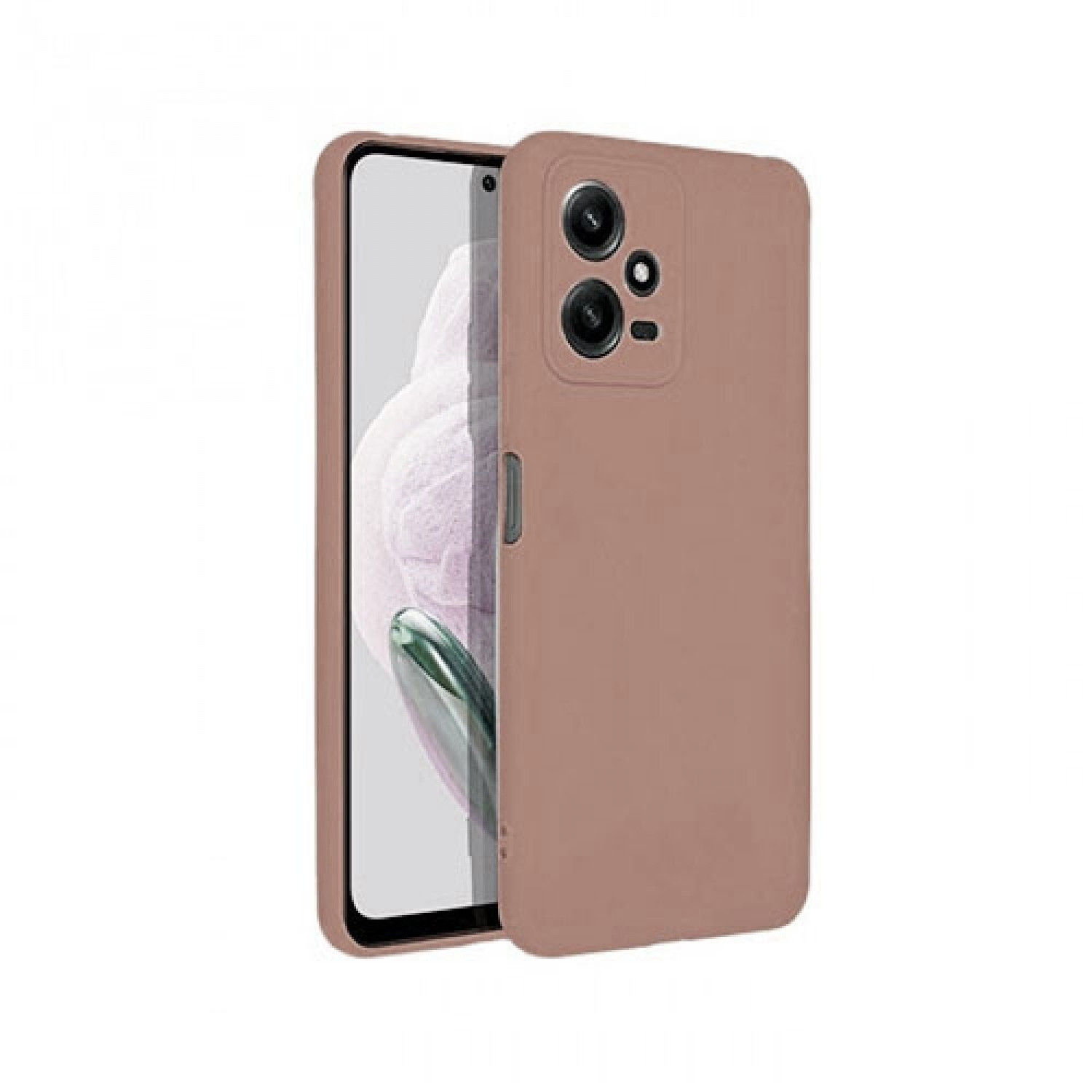 OEM Back Cover Θήκη Ενισχυμένης Σιλικόνης για Xiaomi Redmi Note 12 4G Μπεζ