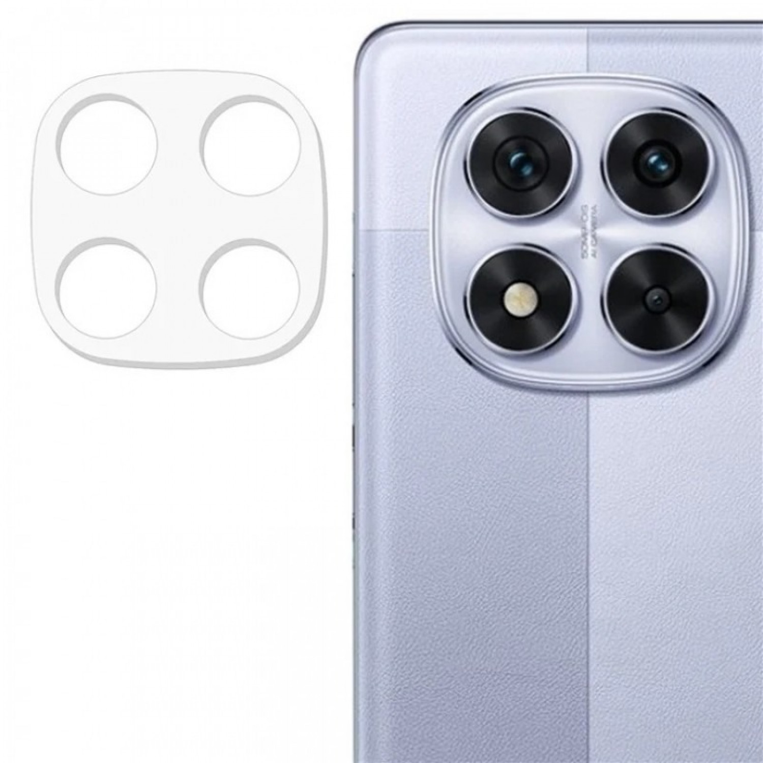 Aντιχαρακτικό Γυαλί Προστασίας Κάμερας Xiaomi Redmi Note 14 5G Διάφανο