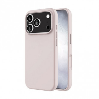 OEM Θήκη Rubber Ενισχυμένης Σιλικόνης για iPhone 17 pro max Mπέζ-Ρόζ