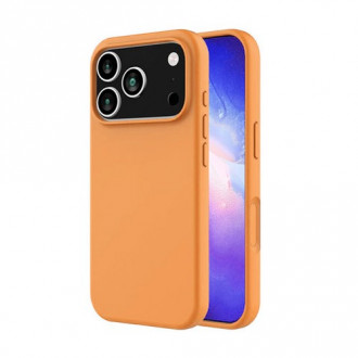 OEM Θήκη Rubber Ενισχυμένης Σιλικόνης για iPhone 17 pro max Ανοιχτό Πορτοκαλί