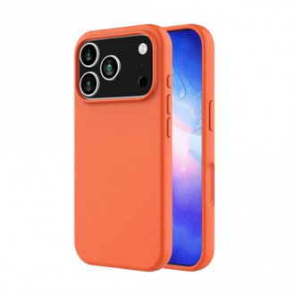 OEM Θήκη Rubber Ενισχυμένης Σιλικόνης για iPhone 17 Pro Πορτοκαλί