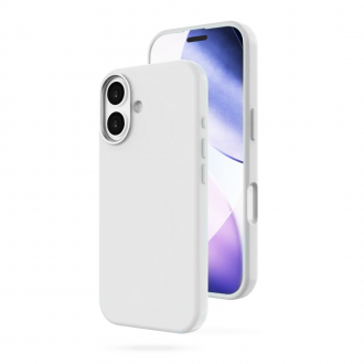 OEM Θήκη Rubber Ενισχυμένης Σιλικόνης για iPhone 17 Λεύκο