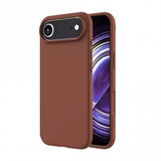 OEM Θήκη Rubber Ενισχυμένης Σιλικόνης για iPhone 17 Air Καφέ