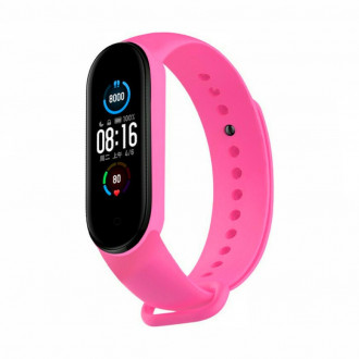 Λουράκι Σιλικόνης Xiaomi Mi Band 5/ 6/ 7 Φούξια