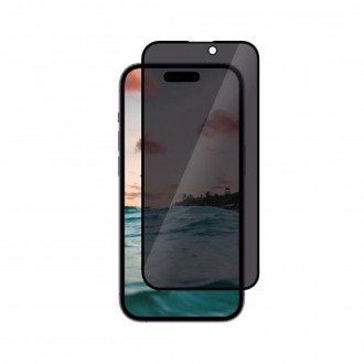 3D Full Cover Privacy Tempered Glass για iPhone 15 Μαύρο