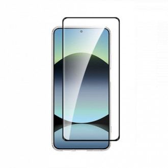 3D Full Cover Tempered Glass για Xiaomi Redmi Note 14 5G Μαύρο