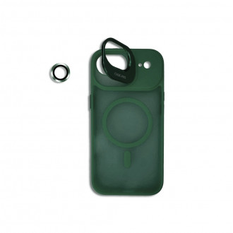 OEM Σκληρή Θήκη MagSafe με Stand και Προστασία Κάμερας για Iphone 17 Air Πράσινο