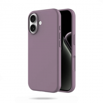 OEM Θήκη Rubber Ενισχυμένης Σιλικόνης για iPhone 17 Ροζ-Μωβ