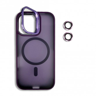 OEM Σκληρή Θήκη MagSafe με Stand και Προστασία Κάμερας για Iphone 17 Μώβ