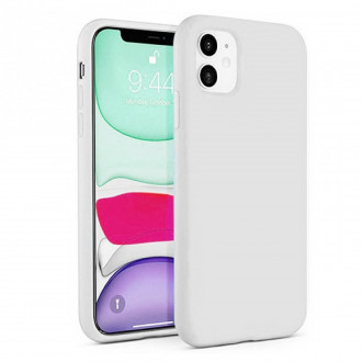 OEM Θήκη Rubber Ενισχυμένης Σιλικόνης για iPhone 12/ 12 Pro Λευκό