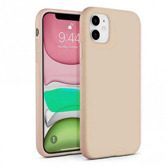 OEM Θήκη Rubber Ενισχυμένης Σιλικόνης για iPhone 11 Μπεζ