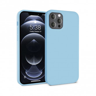 OEM Back Cover Θήκη Λεπτή Σιλικόνης Matte για iPhone 12 Pro Max Γαλάζιο