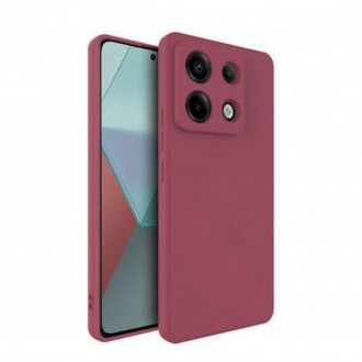 OEM Back Cover Θήκη Ενισχυμένης Σιλικόνης για Xiaomi Redmi Note 13 4G Βυσσινί