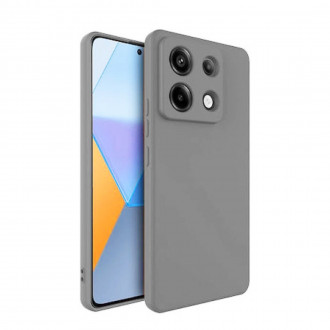 OEM Back Cover Θήκη Ενισχυμένης Σιλικόνης για Xiaomi Redmi Note 13 4G Γκρι