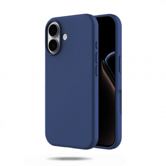 OEM Θήκη Rubber Ενισχυμένης Σιλικόνης για iPhone 17 Σκούρο Μπλέ