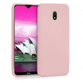 OEM Back Cover Θήκη Ενισχυμένης Σιλικόνης για Xiaomi Redmi 8A Σομόν