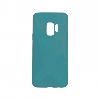 OEM Back Cover Θήκη Λεπτής Σιλικόνης Matte για Samsung Galaxy S9 Πετρόλ