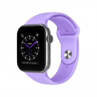 Fashion Watch Λουράκι Σιλικόνης Universal 20mm Λιλά