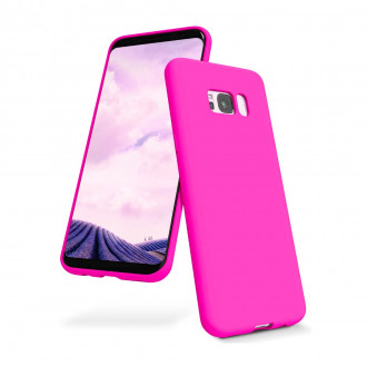 OEM Back Cover Θήκη Ενισχυμένης Σιλικόνης για Samsung Galaxy S8 Plus Φούξια