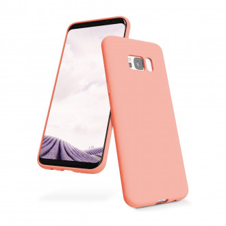 OEM Back Cover Θήκη Ενισχυμένης Σιλικόνης για Samsung Galaxy S8 Plus Σομόν