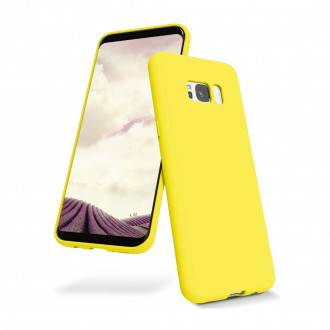 OEM Back Cover Θήκη Ενισχυμένης Σιλικόνης για Samsung Galaxy S8 Plus Κίτρινο