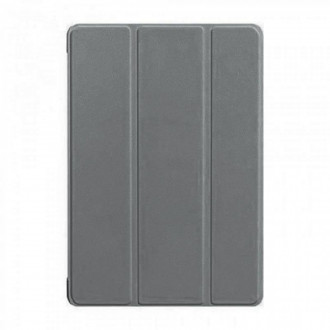 OEM Tri-Fold Flip Cover Δερματίνης για Samsung Galaxy Tab S9 Plus Γκρι