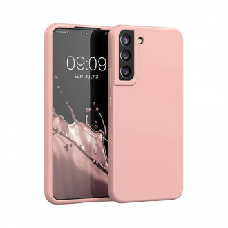 OEM Back Cover Θήκη Ενισχυμένης Σιλικόνης για Samsung Galaxy S22 Ροζ