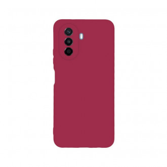 OEM Back Cover Θήκη Ενισχυμένης Σιλικόνης για Huawei Nova Y70 Βυσσινί