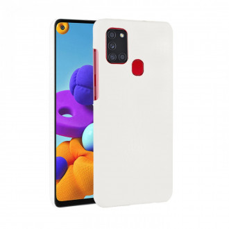 OEM Back Cover Θήκη Ενισχυμένης Σιλικόνης για Samsung Galaxy A21s Λευκό