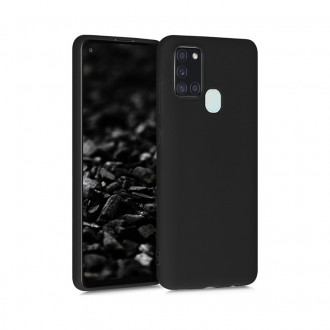OEM Back Cover Θήκη Ενισχυμένης Σιλικόνης για Samsung Galaxy A21s Μαύρο
