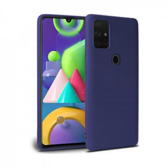 OEM Back Cover Θήκη Ενισχυμένης Σιλικόνης για Samsung Galaxy A21s Σκούρο Μπλε
