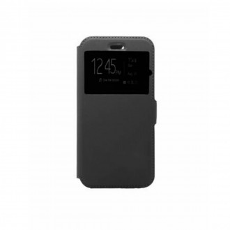 OEM Book Cover Θήκη Δερματίνης με Window View για Xiaomi Redmi 15C Μαύρο