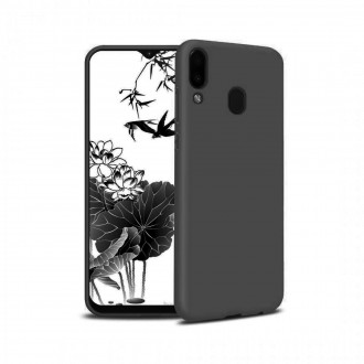 OEM Back Cover Θήκη Λεπτής Σιλικόνης Matte για Samsung Galaxy M20 Μαύρο