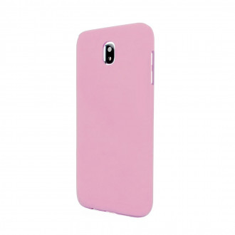 OEM Back Cover Θήκη Λεπτής Σιλικόνης Matte για Samsung Galaxy J5 2017 Ροζ