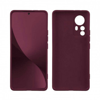 OEM Back Cover Θήκη Ενισχυμένης Σιλικόνης για Xiaomi 12T/ 12T Pro Μπορντό