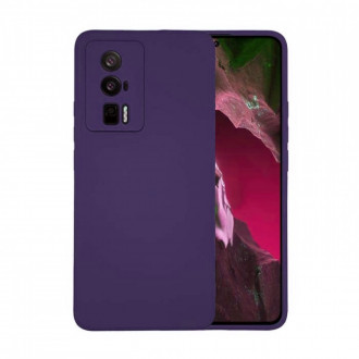 OEM Back Cover Θήκη Ενισχυμένης Σιλικόνης για Xiaomi Poco F5 Pro Μωβ