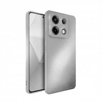 OEM Back Cover Θήκη Ενισχυμένης Σιλικόνης για Xiaomi Redmi Note 13 4G Ασημί